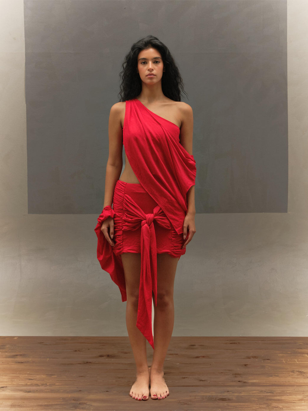 YA GHAZAL Skirt - Red