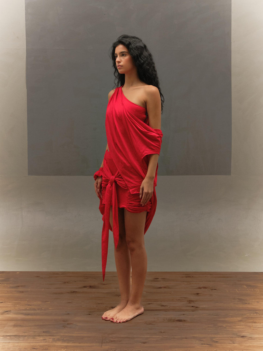 YA GHAZAL Skirt - Red