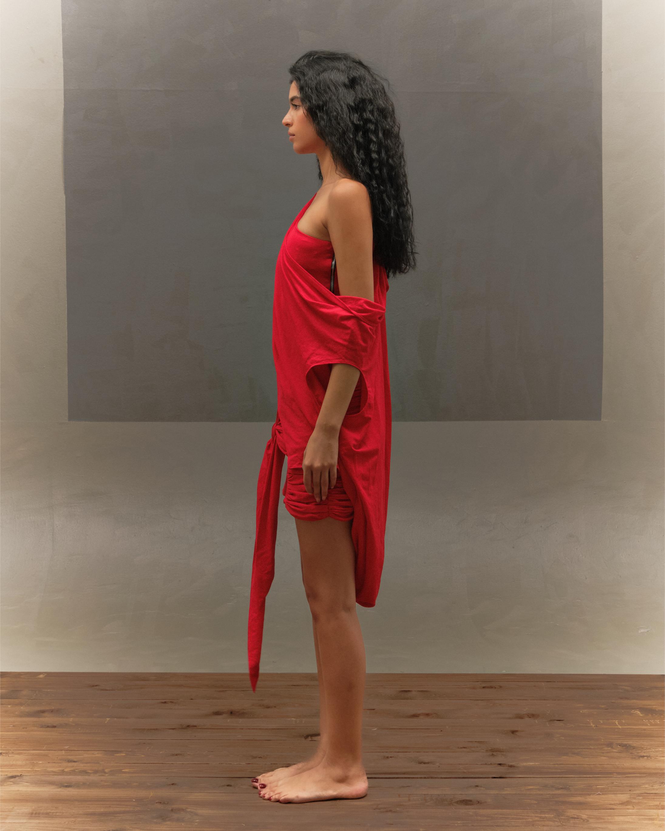 YA GHAZAL Skirt - Red