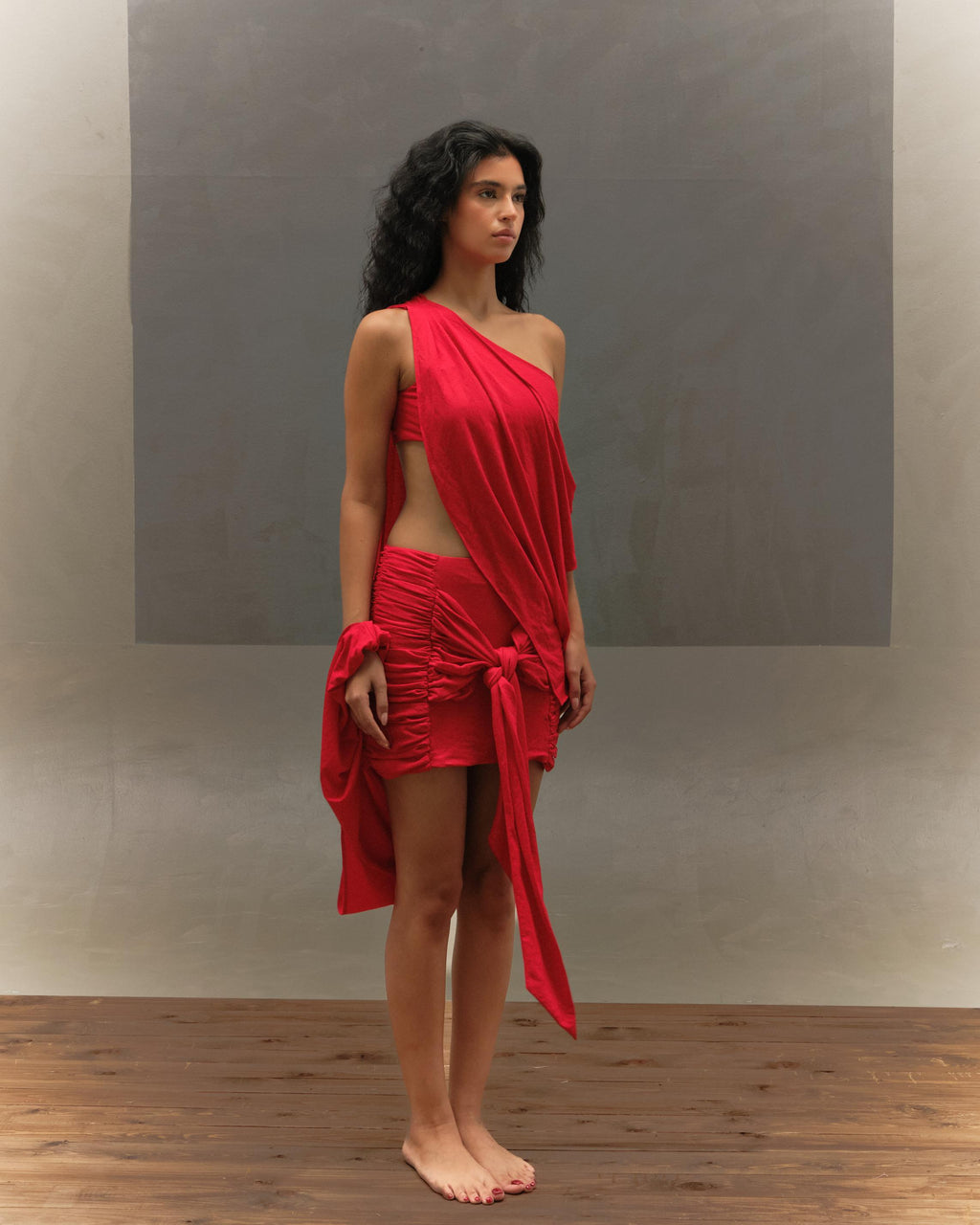 YA GHAZAL Skirt - Red