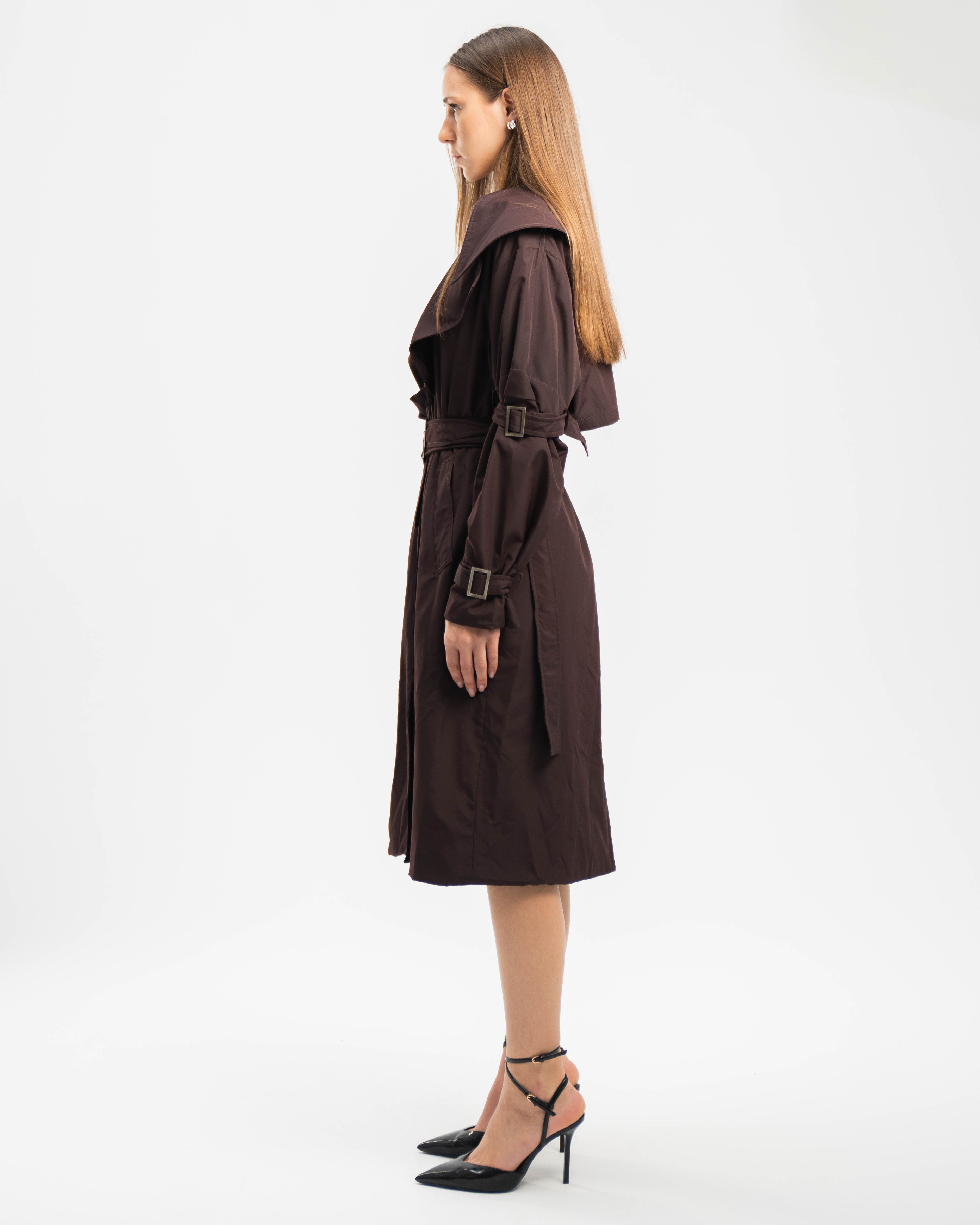 Trench in Structured Cotton Twill