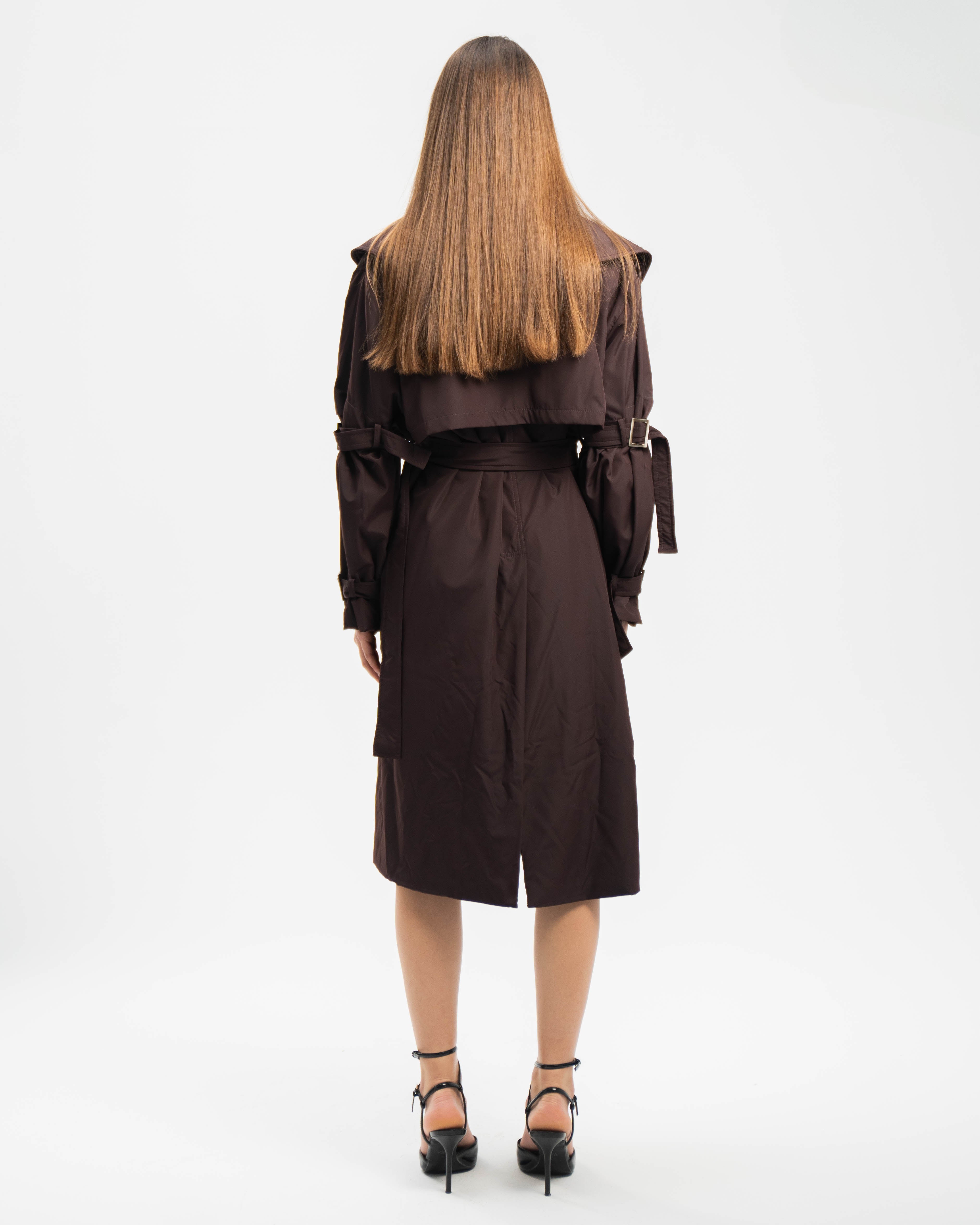 Trench in Structured Cotton Twill