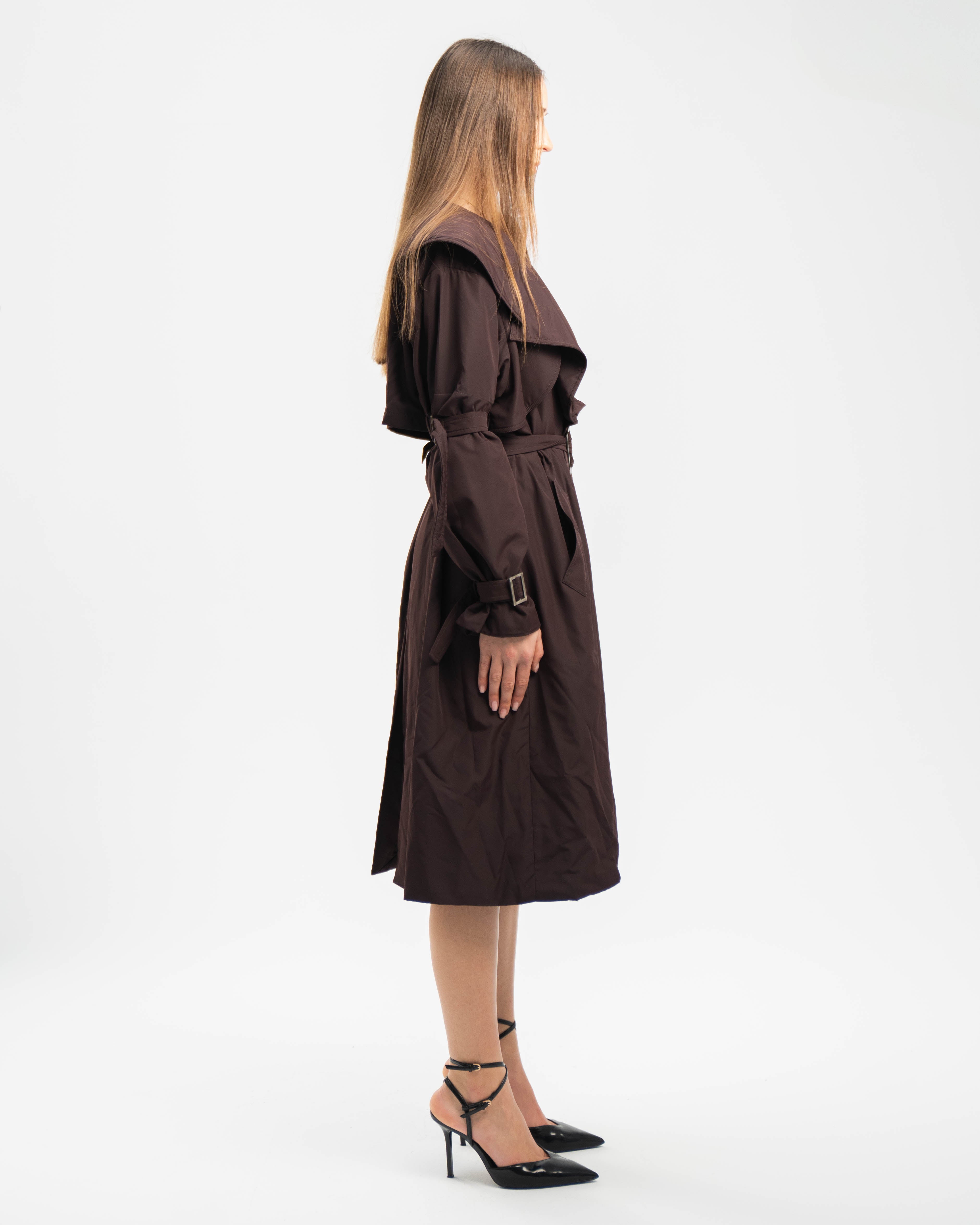 Trench in Structured Cotton Twill