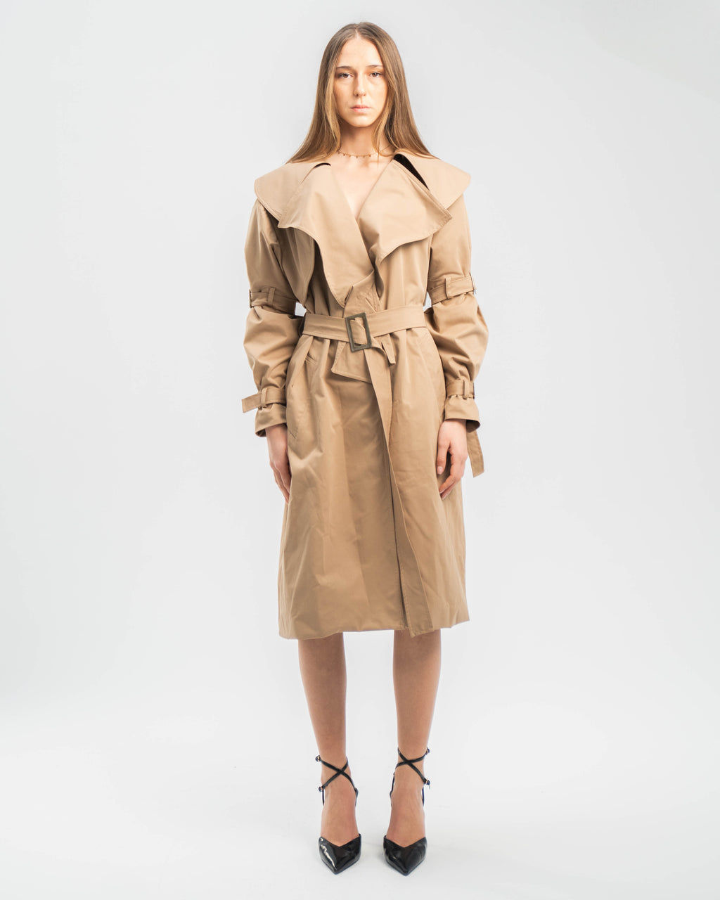 Trench in Structured Cotton Twill