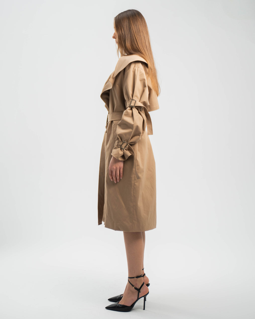 Trench in Structured Cotton Twill