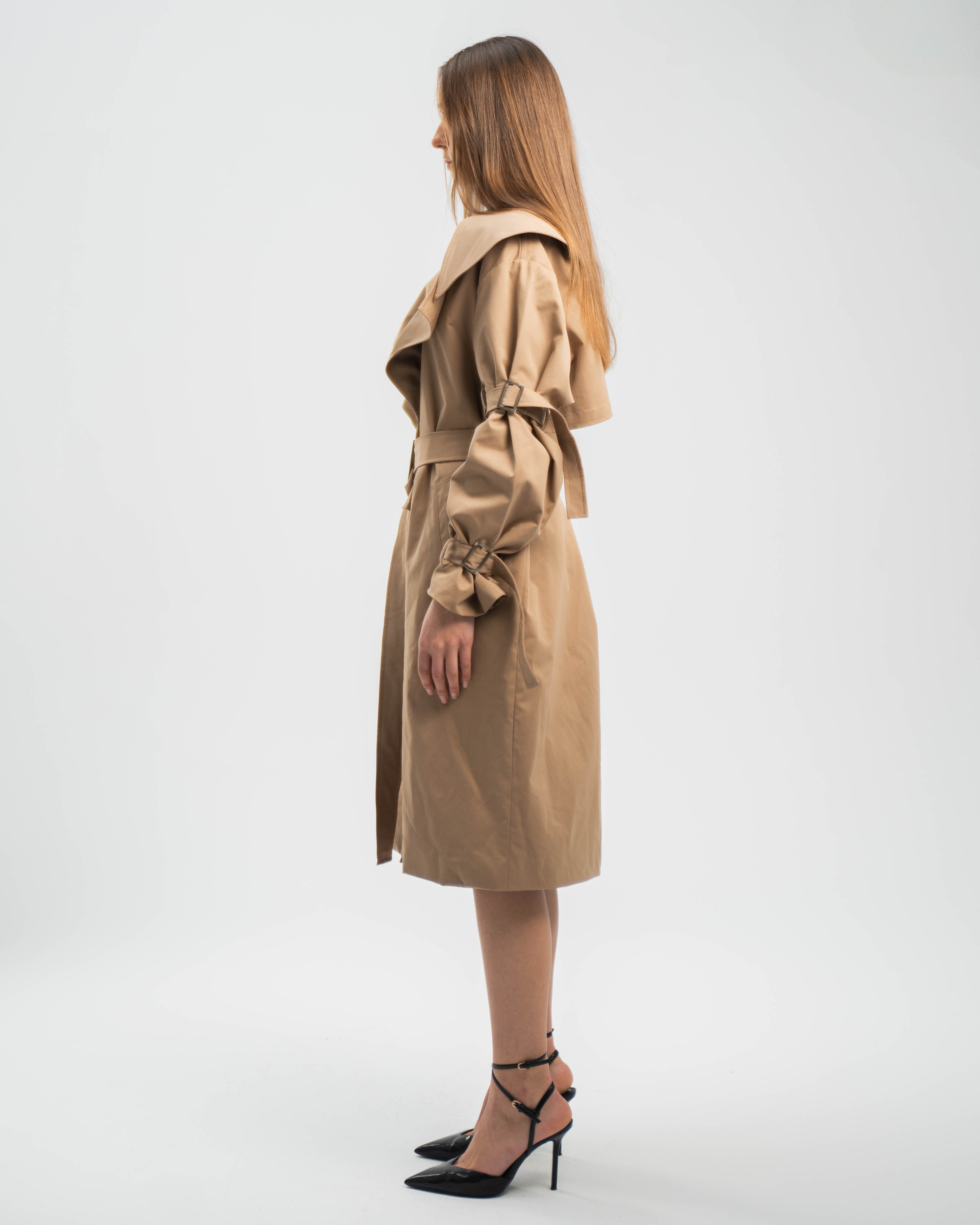 Trench in Structured Cotton Twill