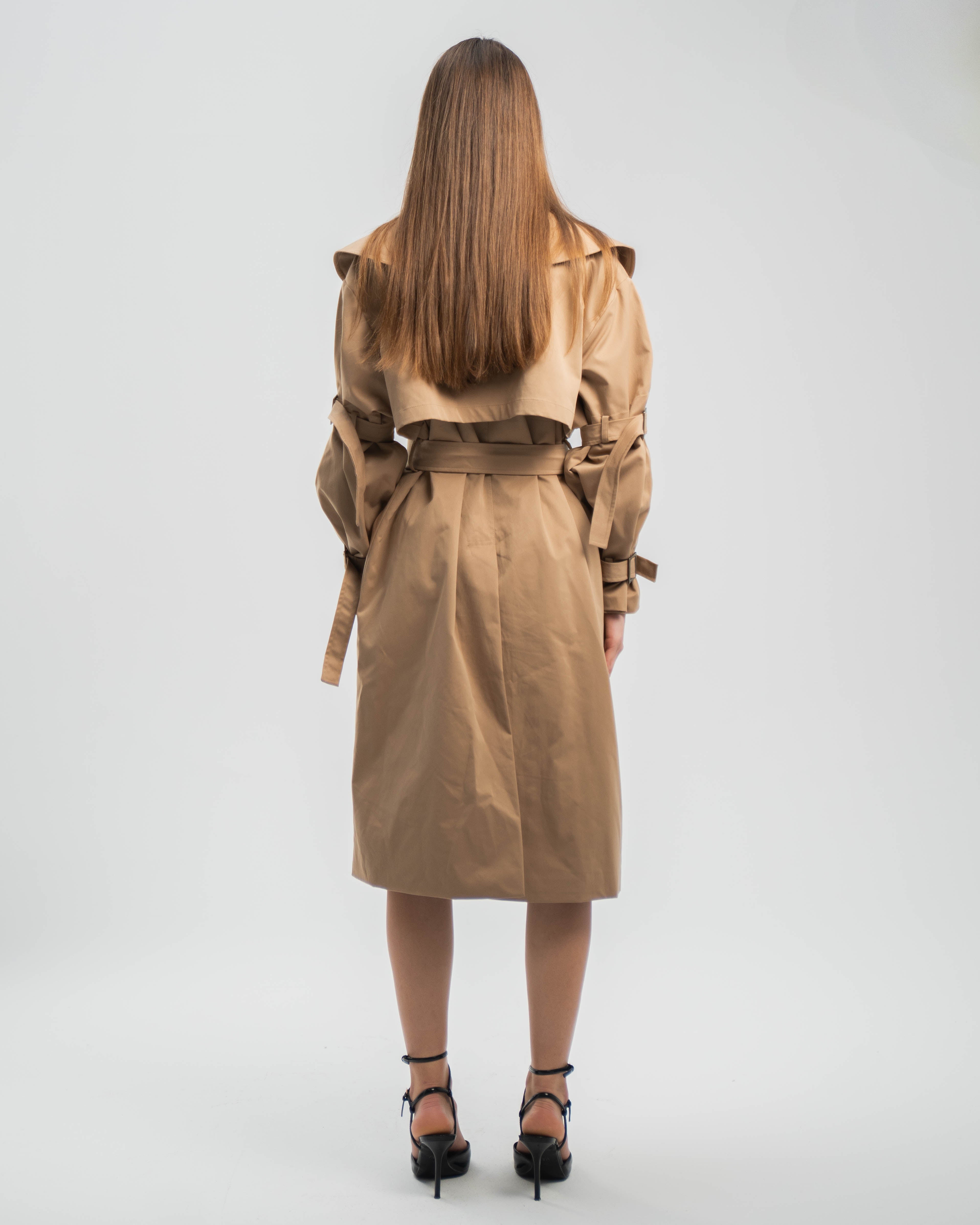 Trench in Structured Cotton Twill