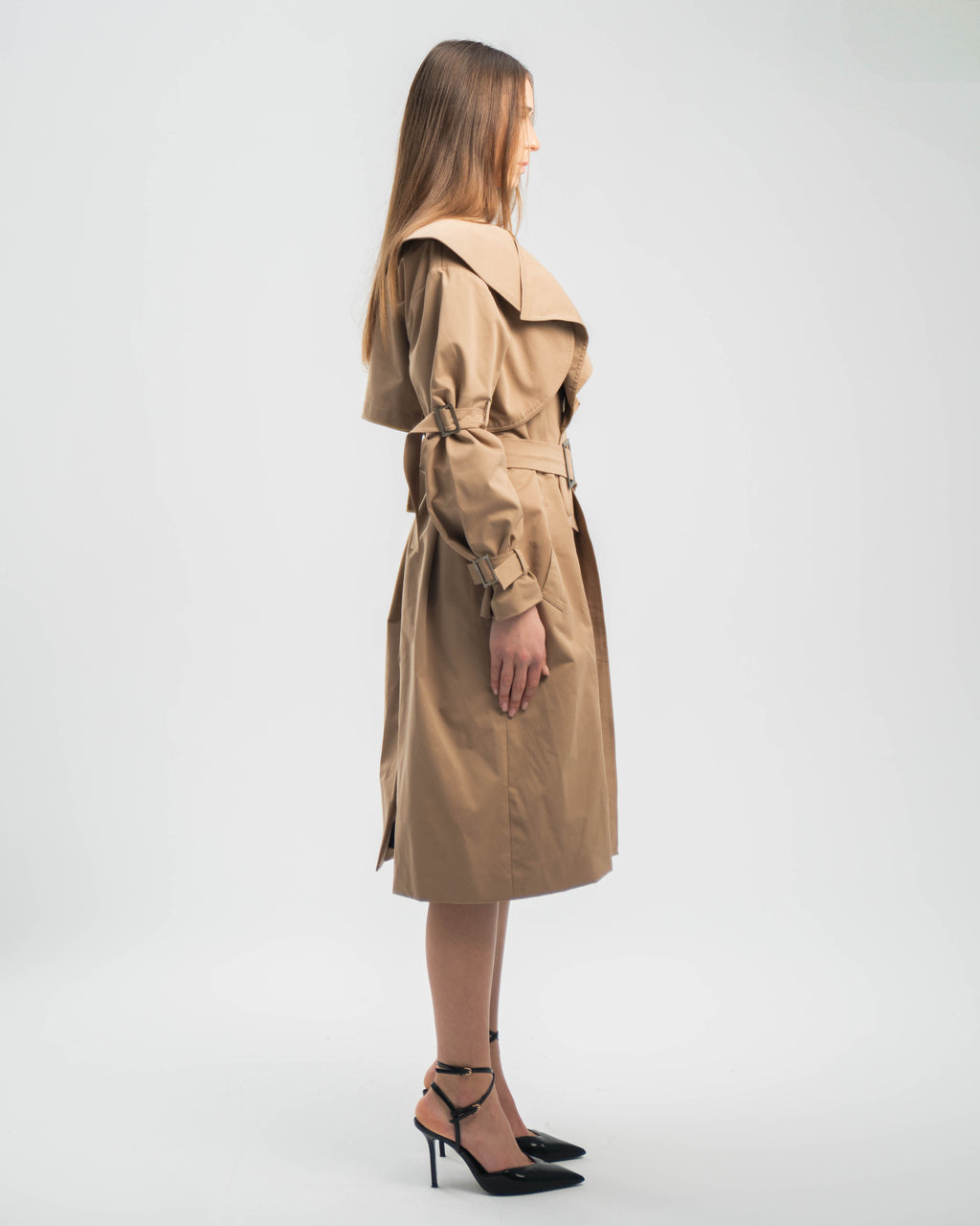 Trench in Structured Cotton Twill