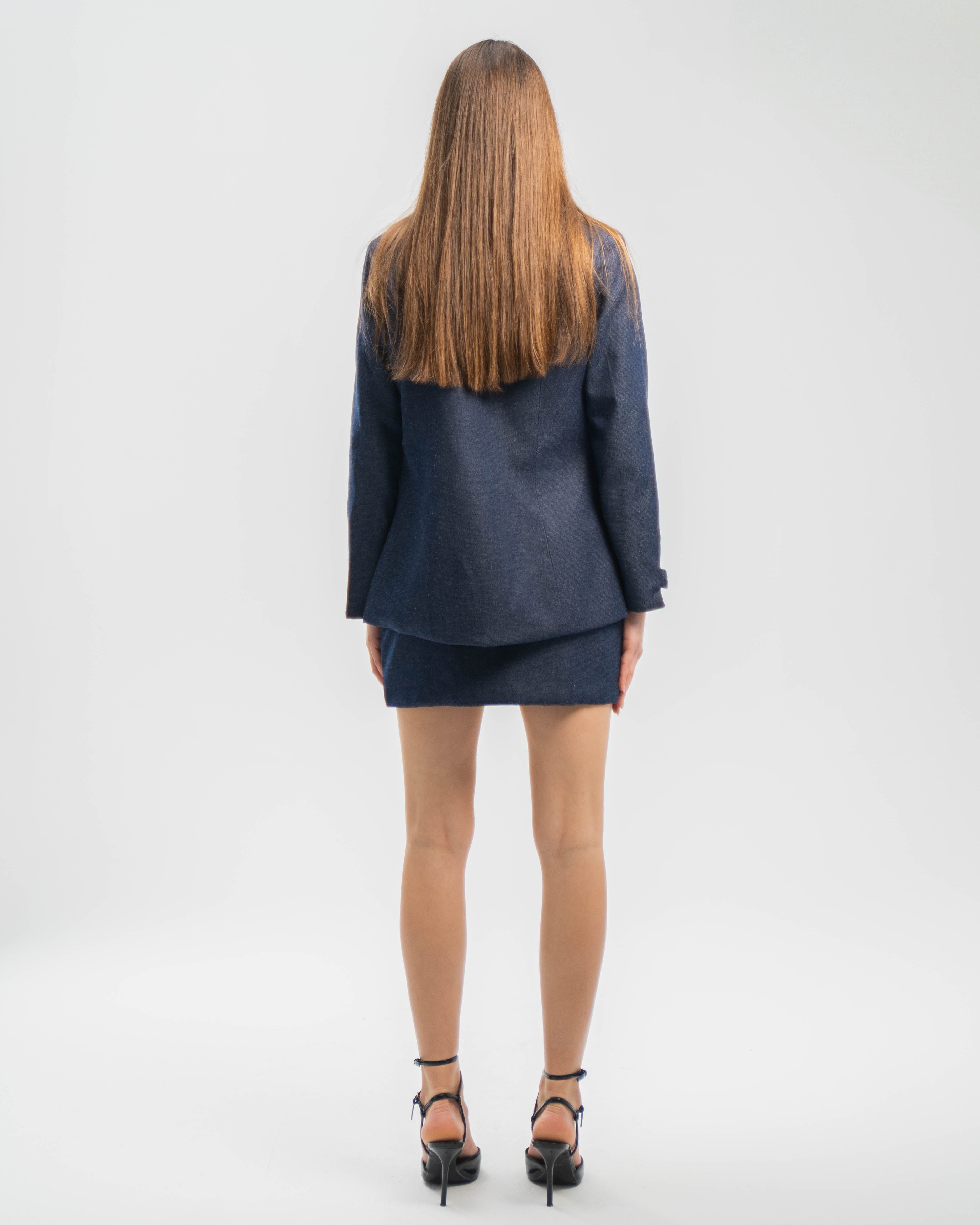 Aera Jacket in Ivory Wool Fleece