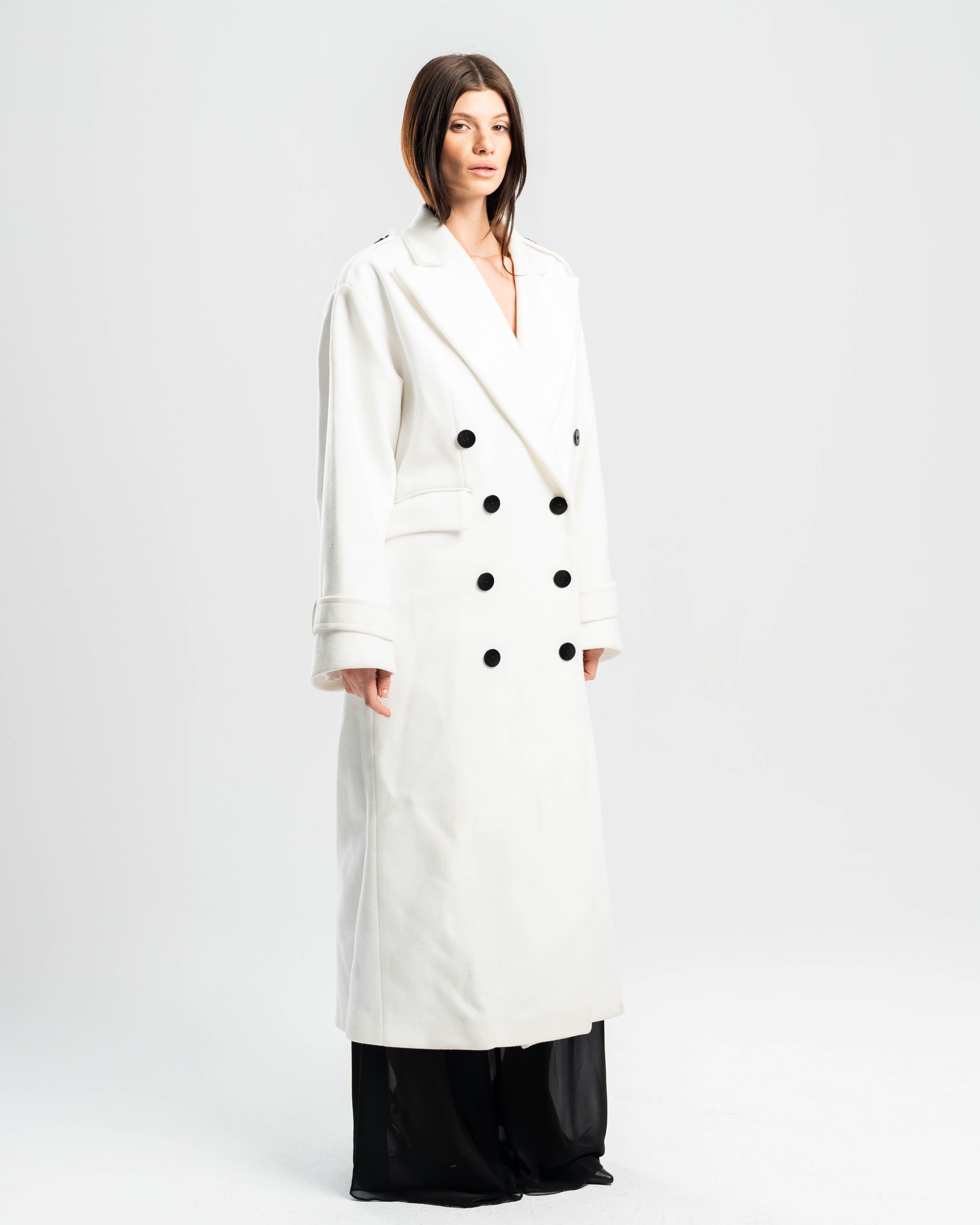 Ivory Command Coat