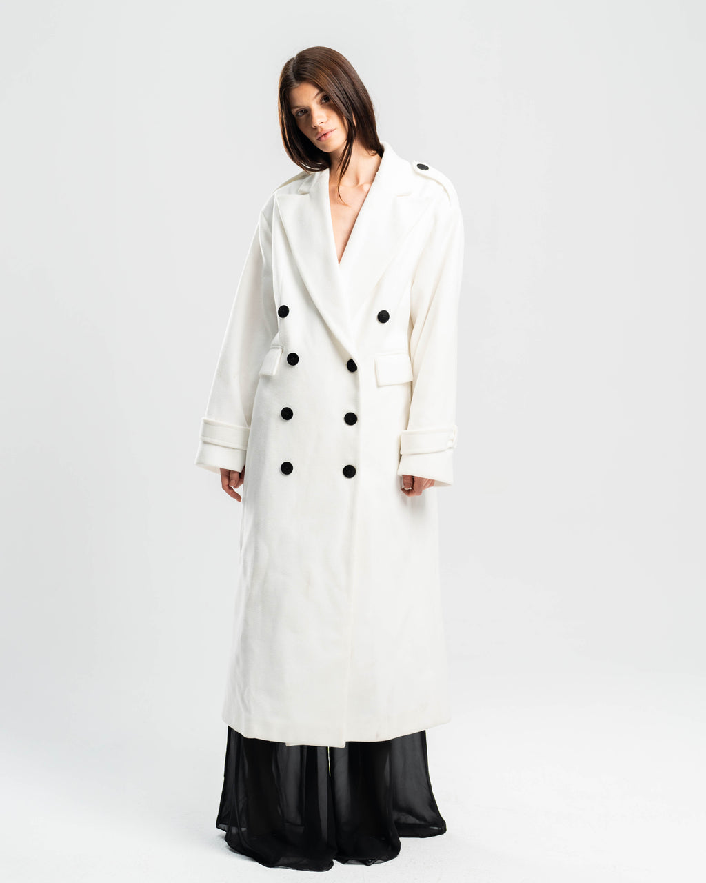 Ivory Command Coat