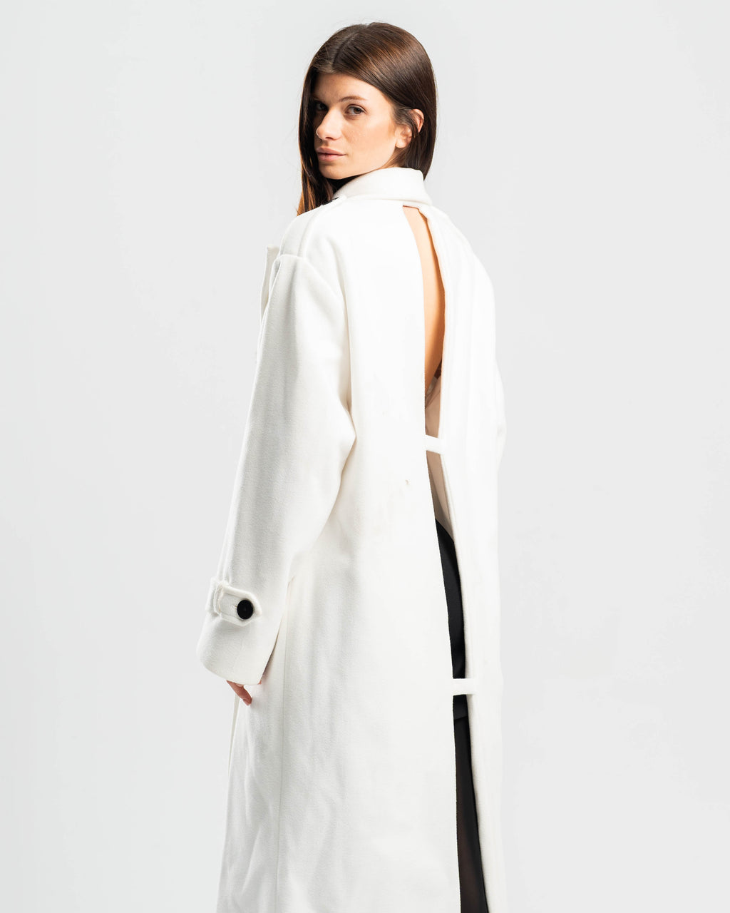 Ivory Command Coat