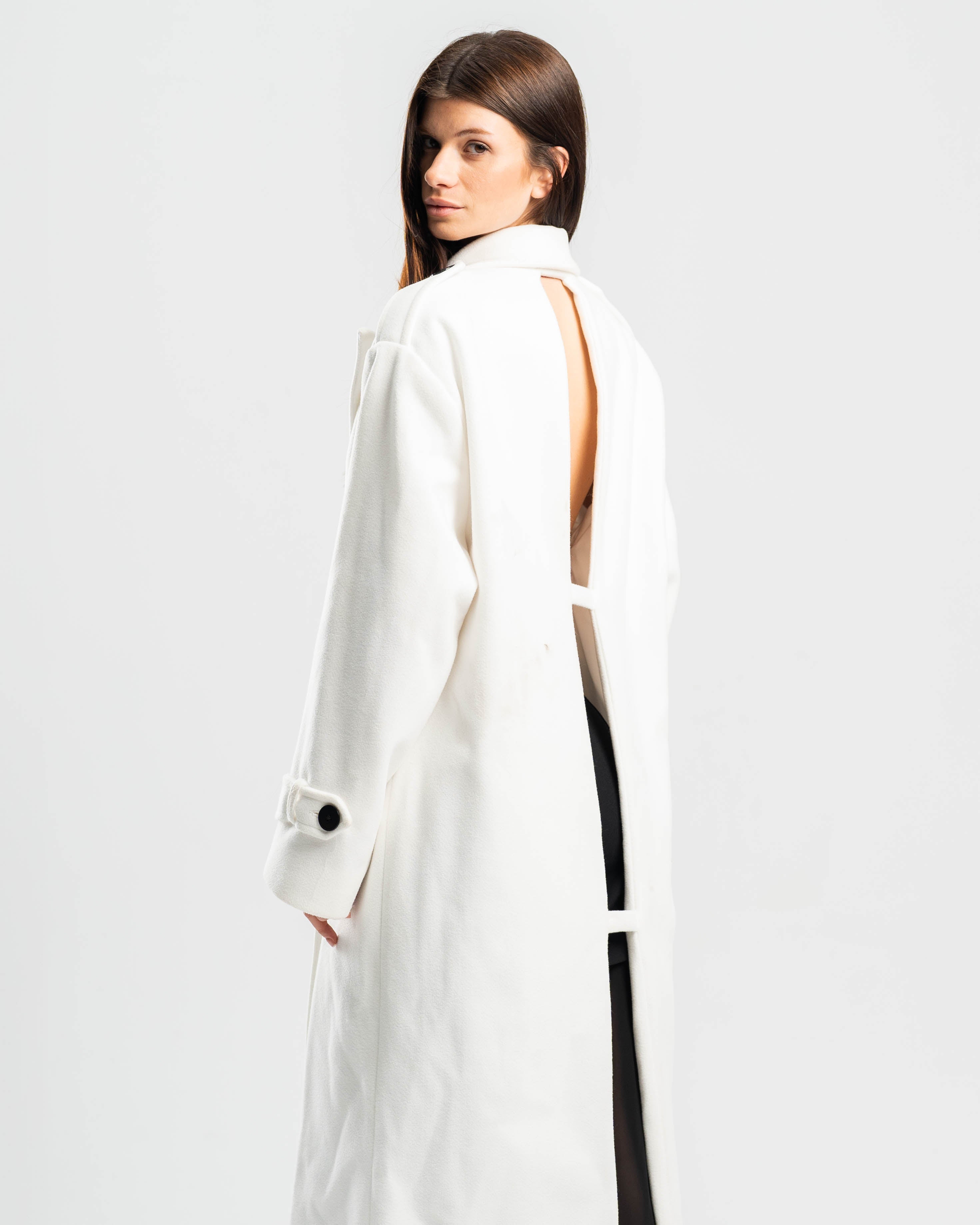 Ivory Command Coat