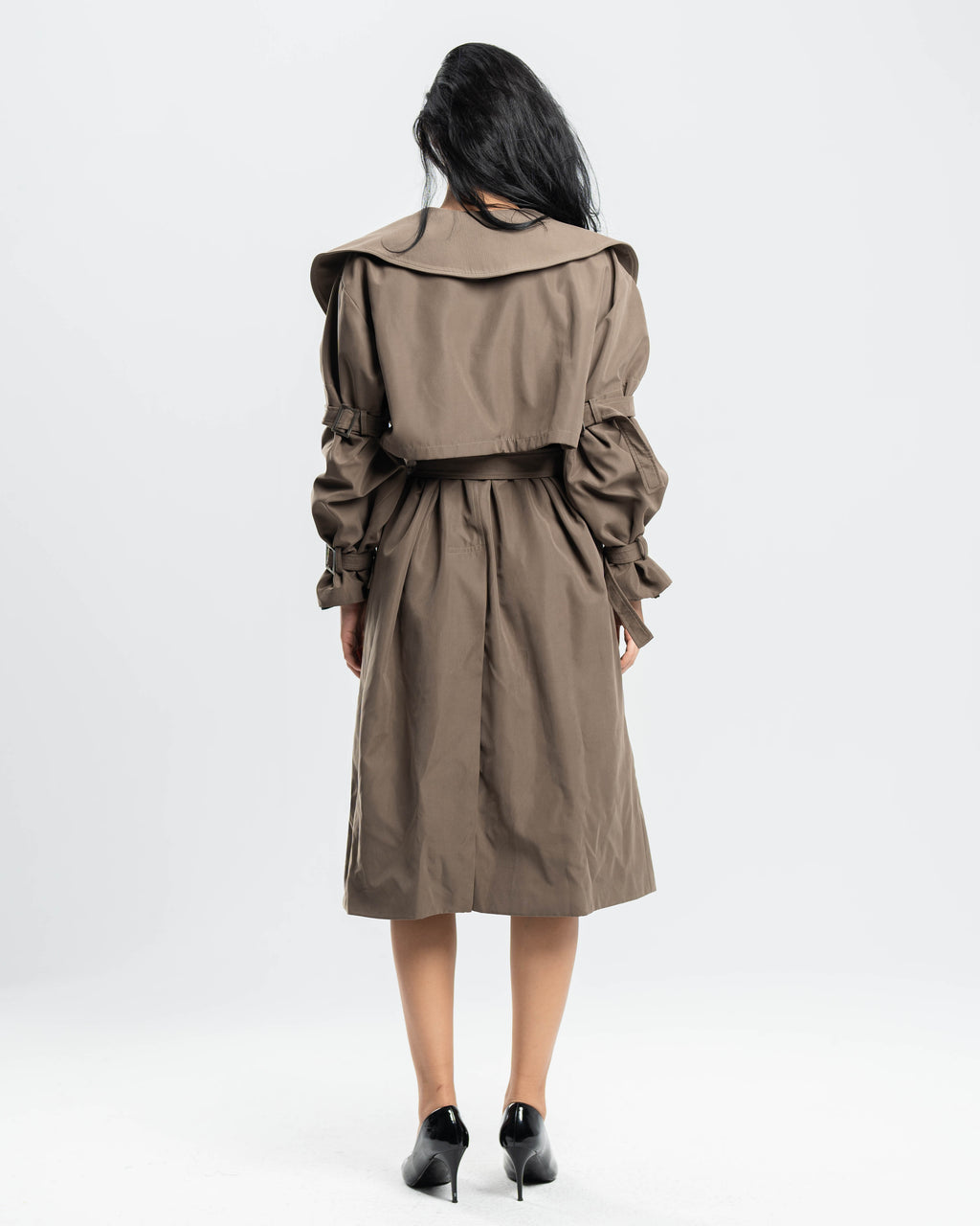 Trench in Structured Cotton Twill